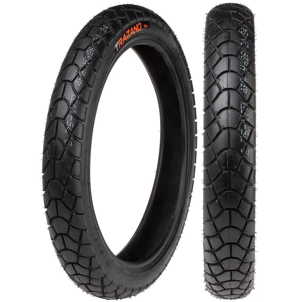 Llanta Trazano 90/90-19 TS10 TT 6PR Delantera Doble Propósito