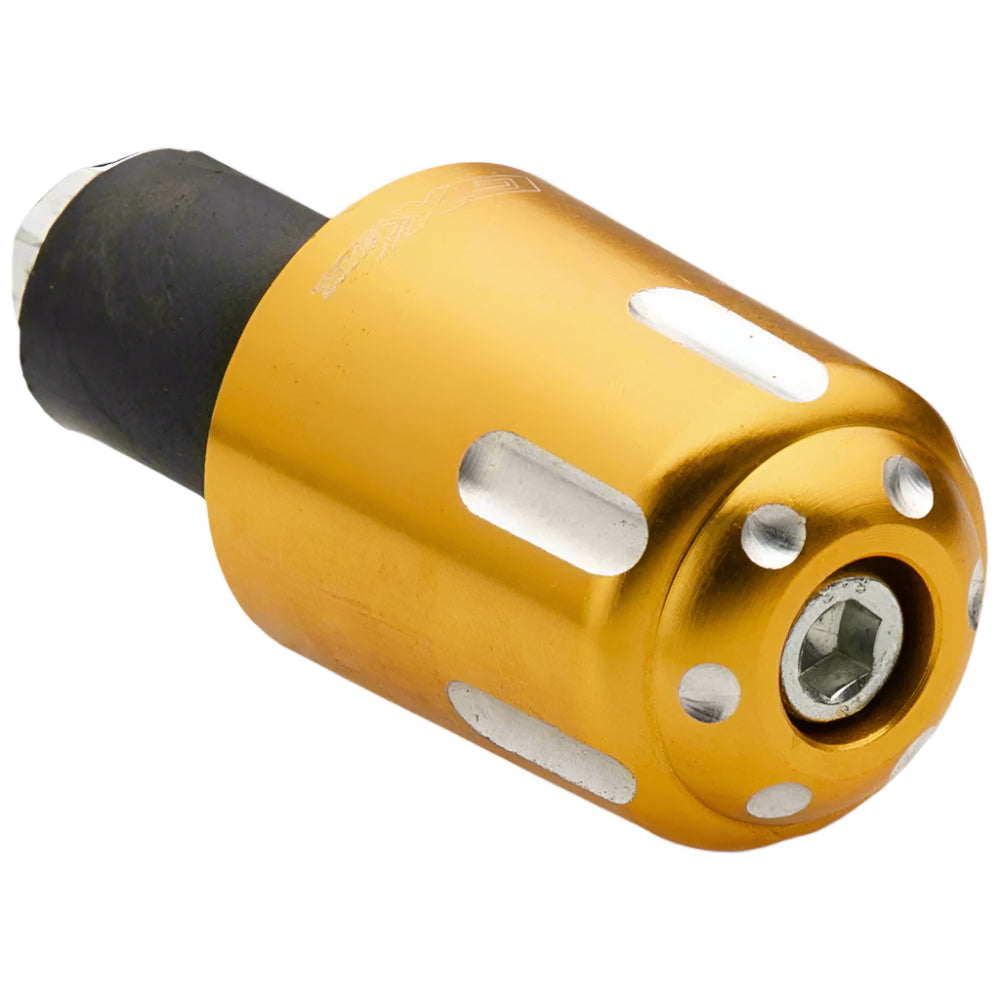 Topes para manubrio en aluminio dorado GX Motor