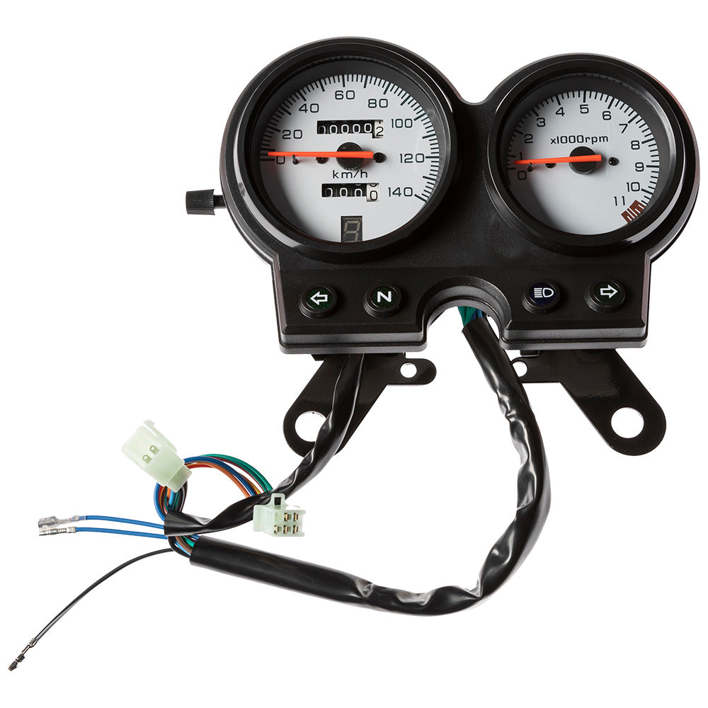 Velocímetro Negro-Blanco AKT 125 SL-NKD Yahosuka