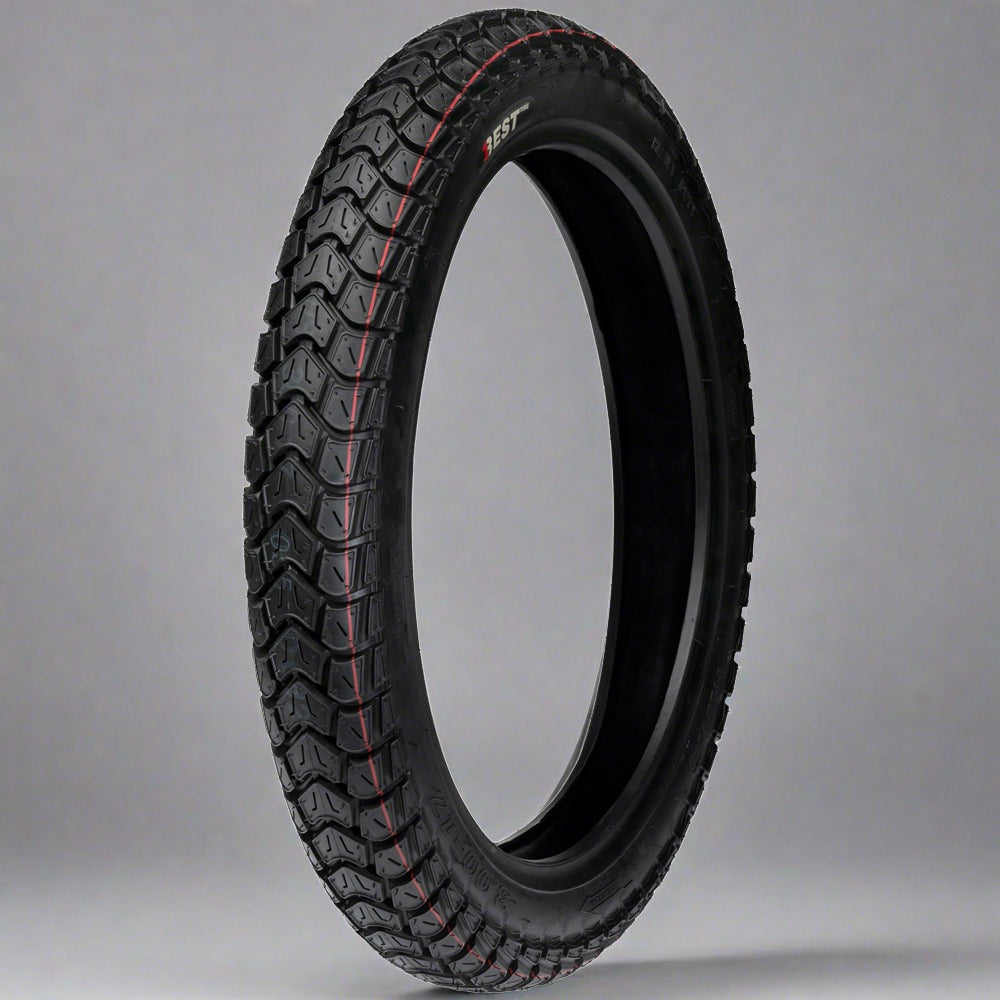 Llanta Best Tire 3.00/17 DX-046 TT Trasera Doble Propósito