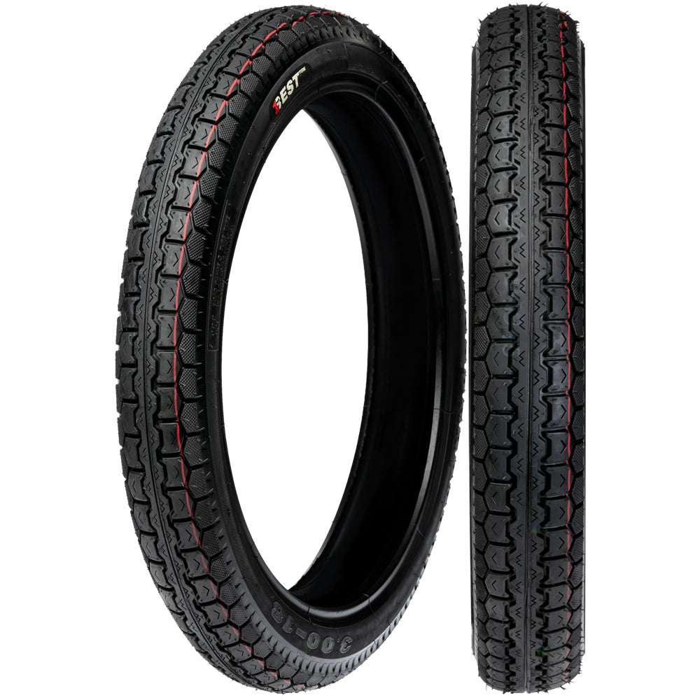 Llanta Best Tire 3.00/18 DX-001 TT Trasera Tipo Calle