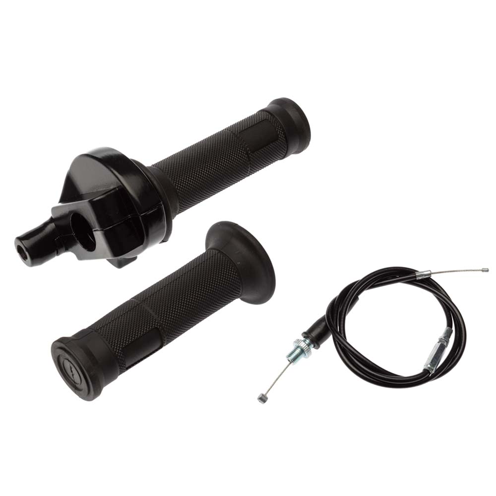 Grips con acelerador de cuarta completo universal GX Motor