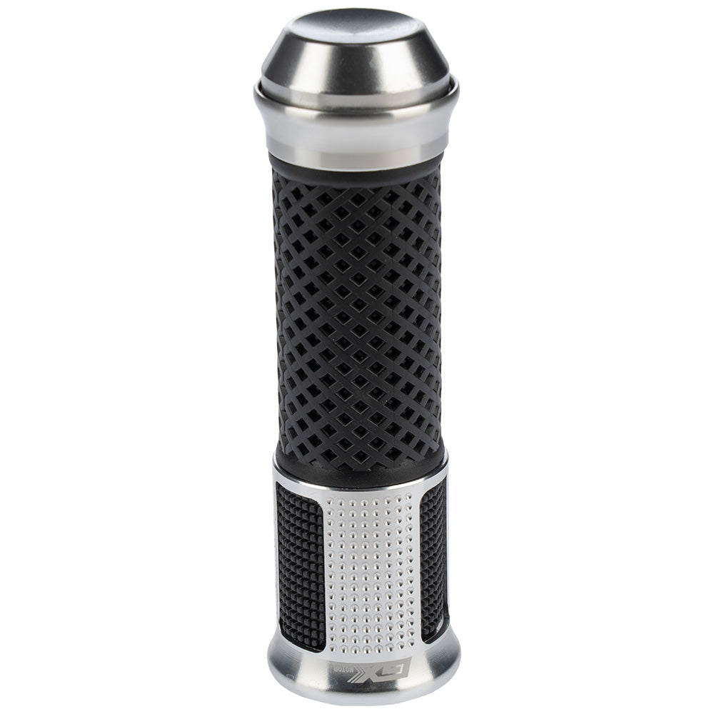 Grips de lujo silver GX Motor