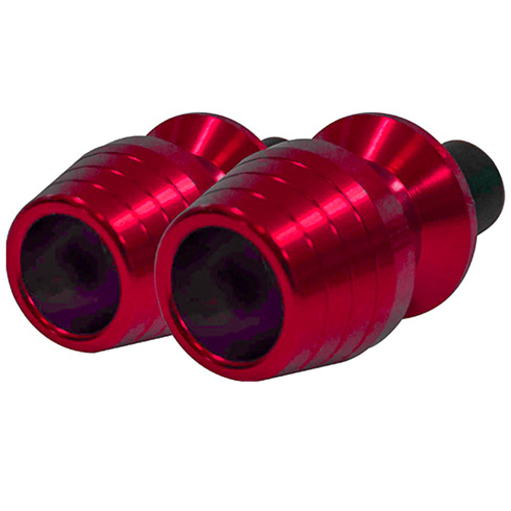 Topes para manubrio cónico rojo en aluminio Everestt