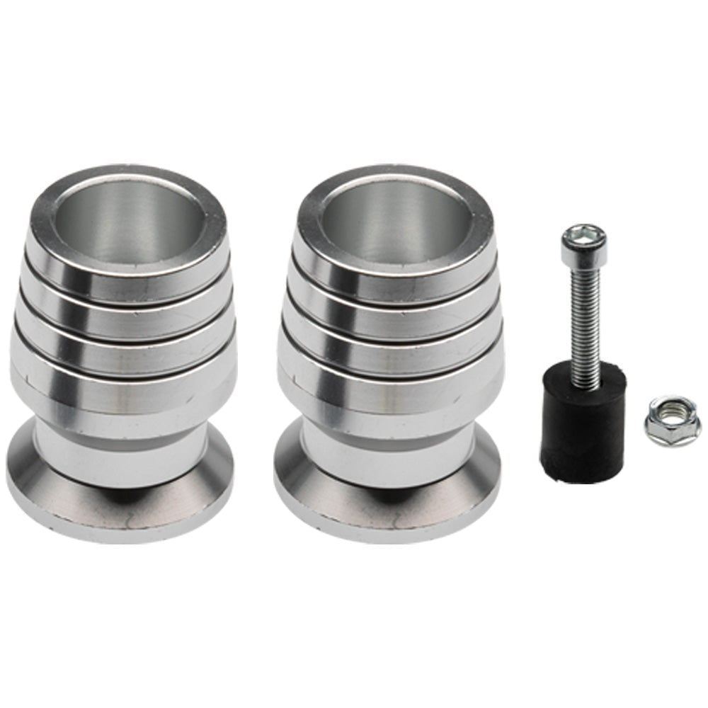 Topes para manubrio en aluminio natural GX Motor