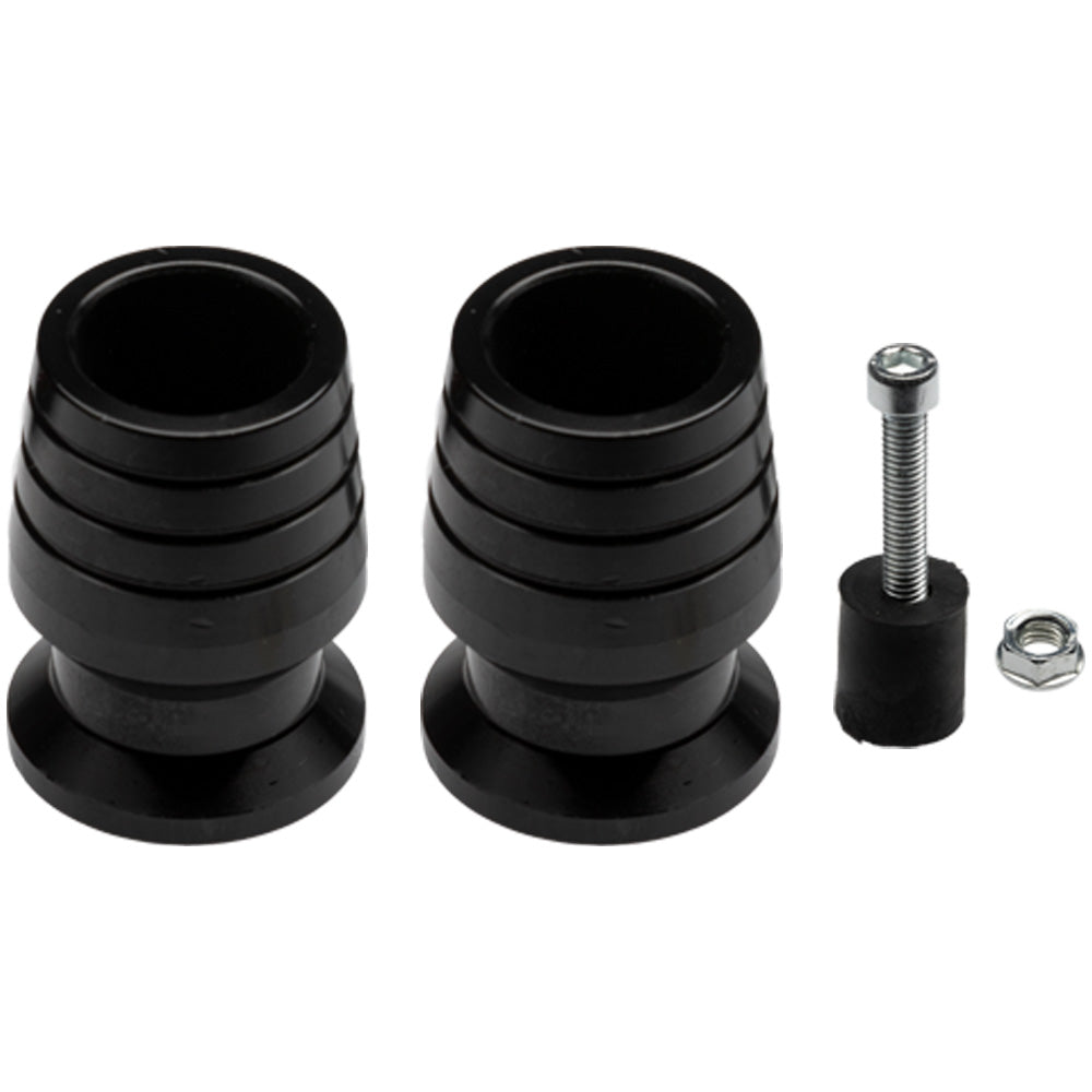 Topes para manubrio en aluminio negro GX Motor