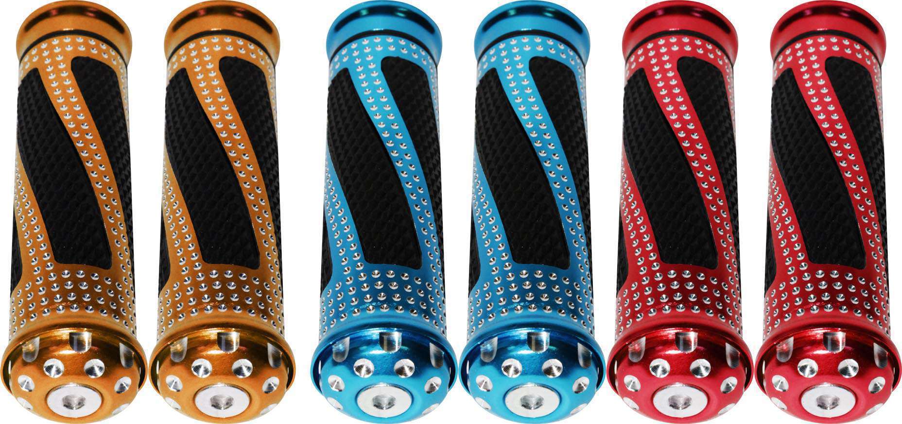 Grips de lujo negro GX Motor