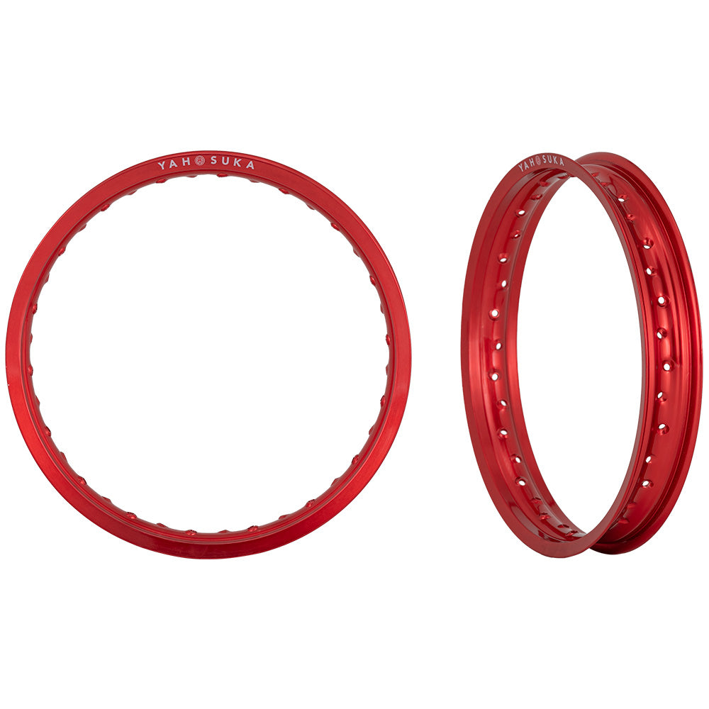 Rin Rojo en aluminio 2.15x18 tipo T aerodinámico Yahosuka