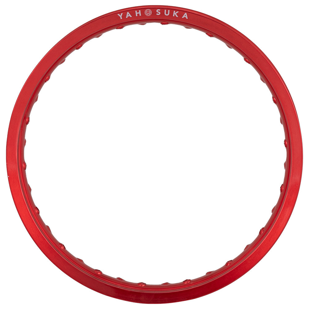 Rin Rojo en aluminio 2.15x18 tipo T aerodinámico Yahosuka