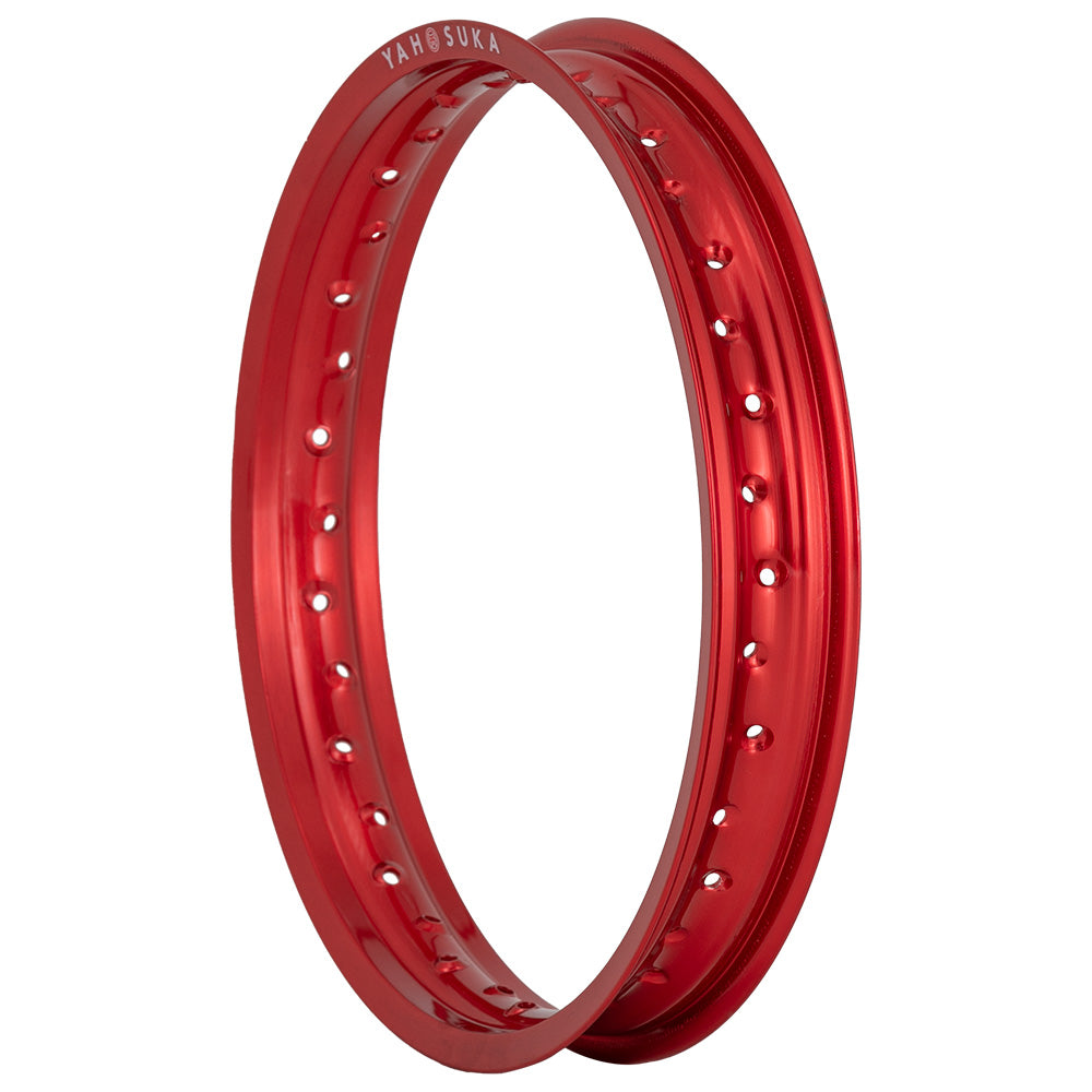 Rin Rojo en aluminio 2.15x18 tipo T aerodinámico Yahosuka