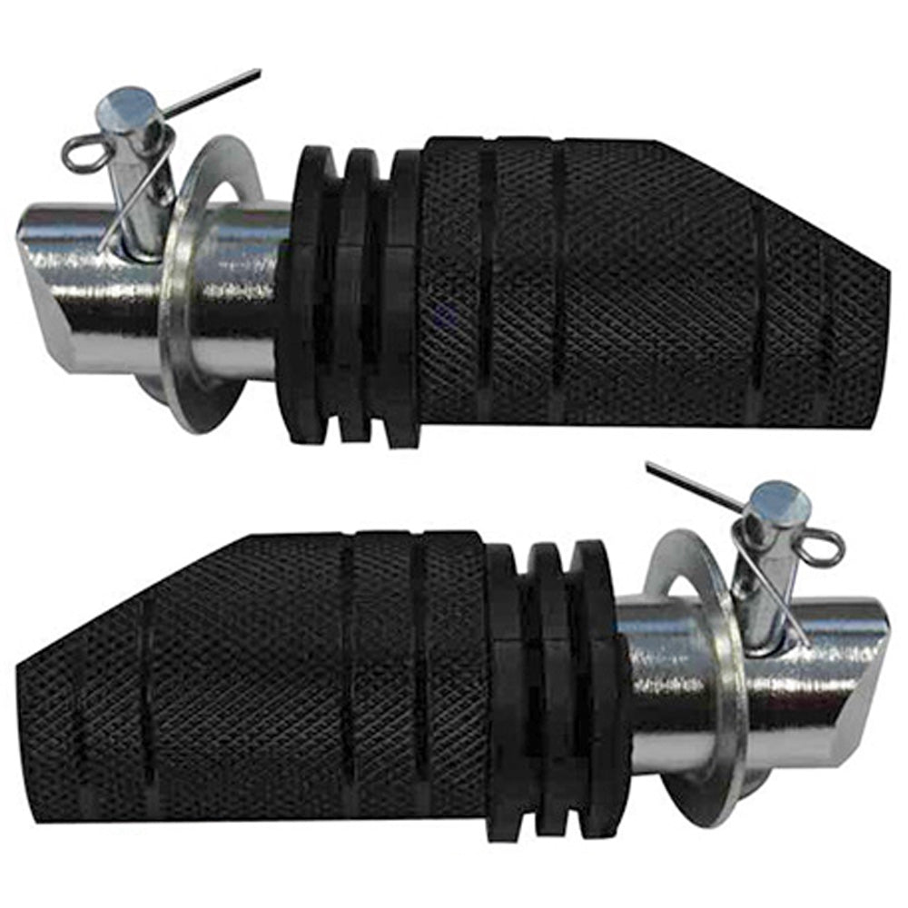 Posapiés de lujo trasero Negro GX Motor