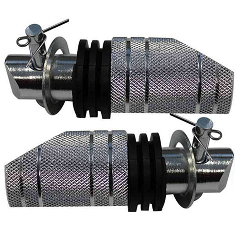 Posapiés de lujo trasero Silver GX Motor