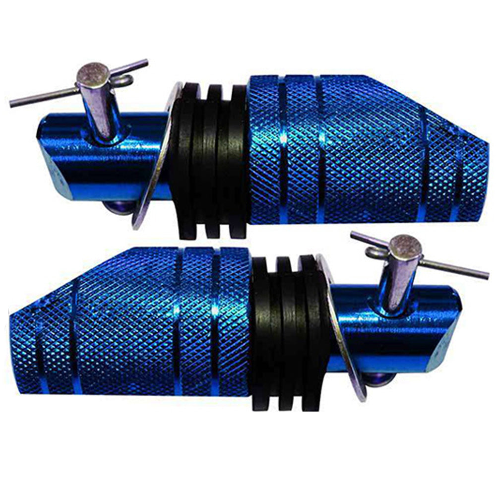 Posapiés de lujo trasero Azul GX Motor