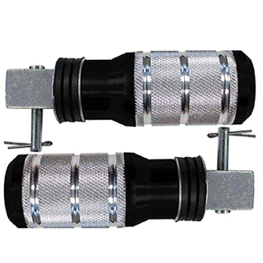 Posapiés de lujo trasero Negro/Silver GX Motor