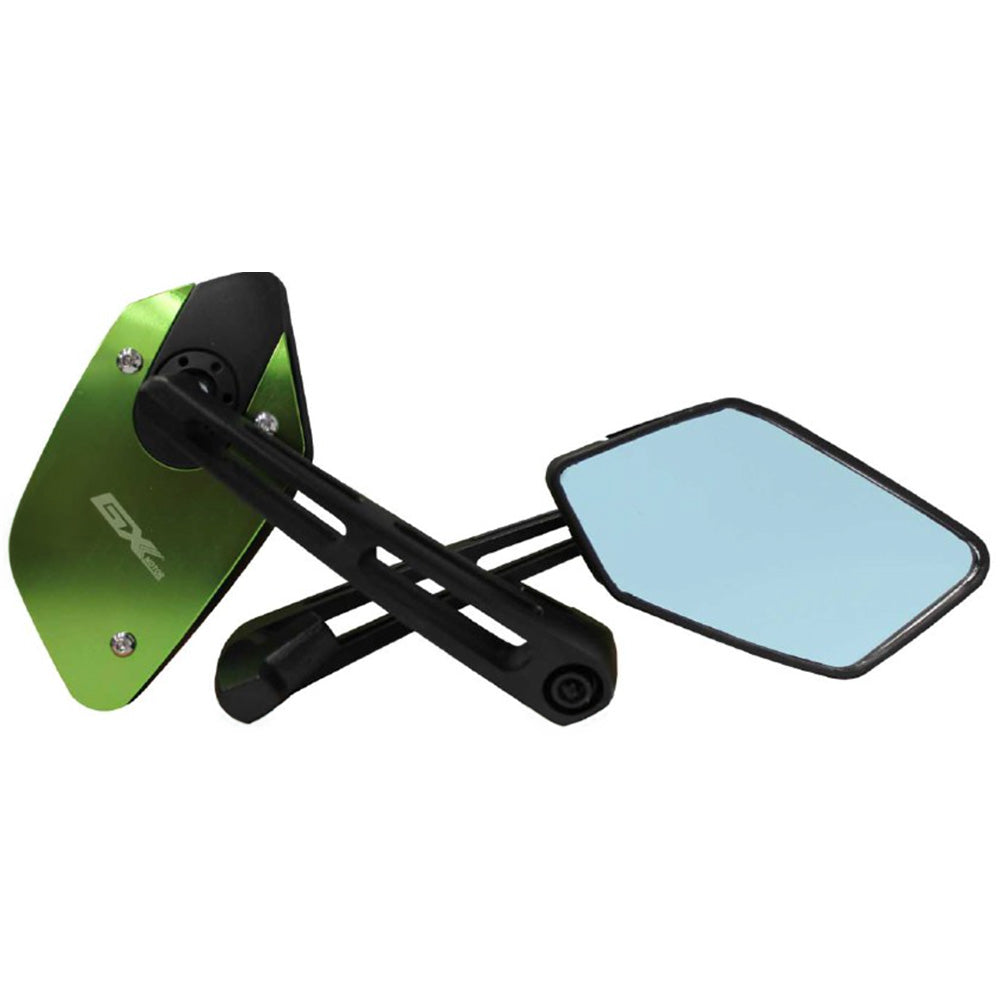 Espejo Verde Aluminio Reflejo Azul GX Motor