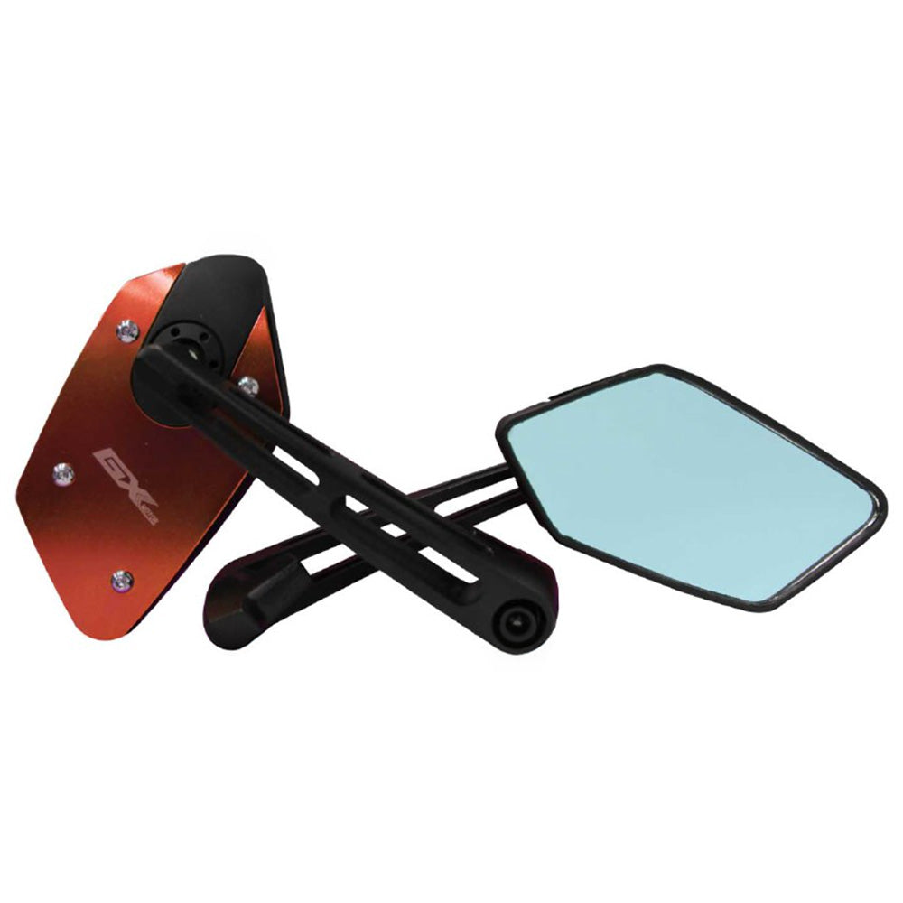 Espejo Rojo Aluminio Reflejo Azul GX Motor