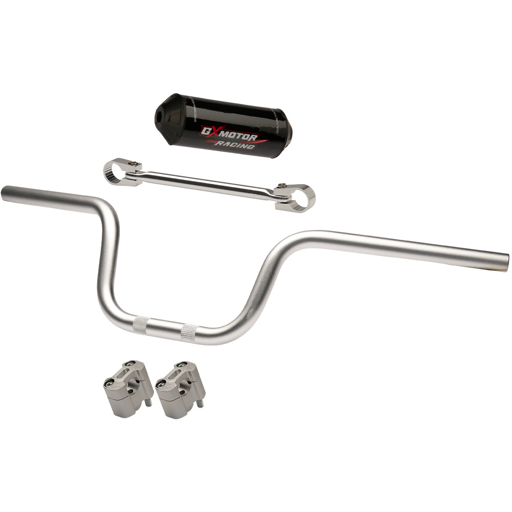 Manubrio con Acutrax Silver Boxer CT 100 GX Motor