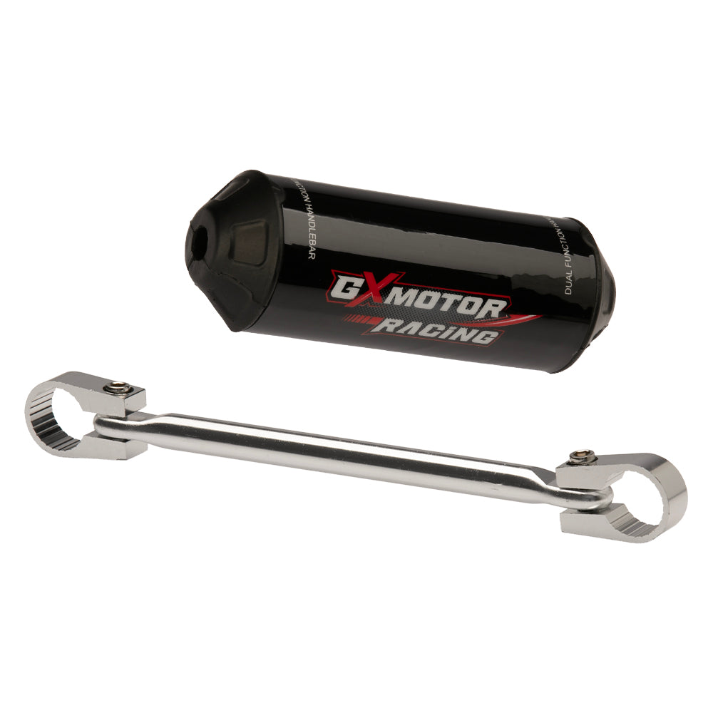 Manubrio con Acutrax Silver Boxer CT 100 GX Motor