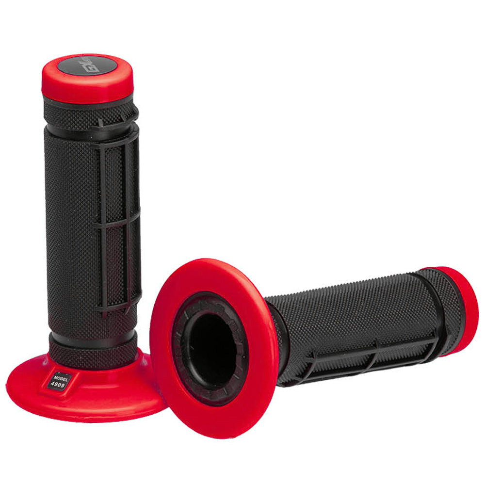 Grips de lujo Negro/Rojo A2 ZX-520 GX Motor