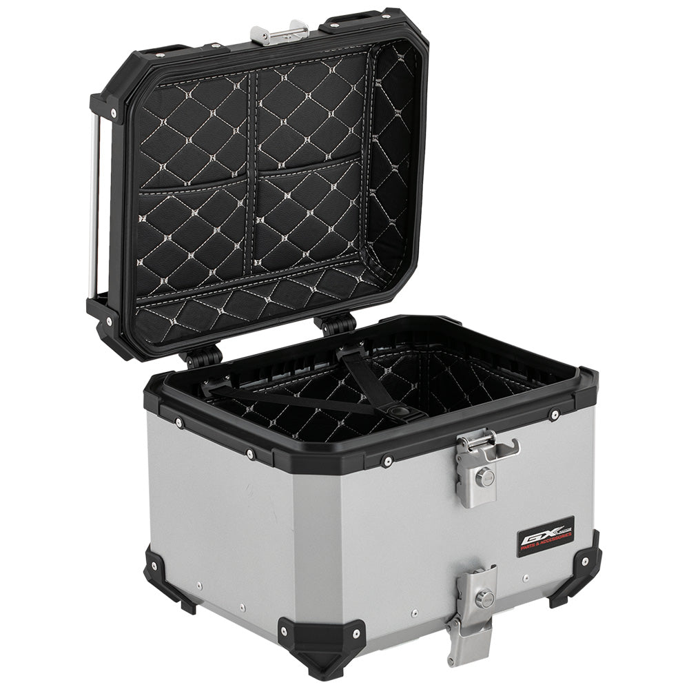 Baúl Trasero Titan Box Silver 45L GX Motor