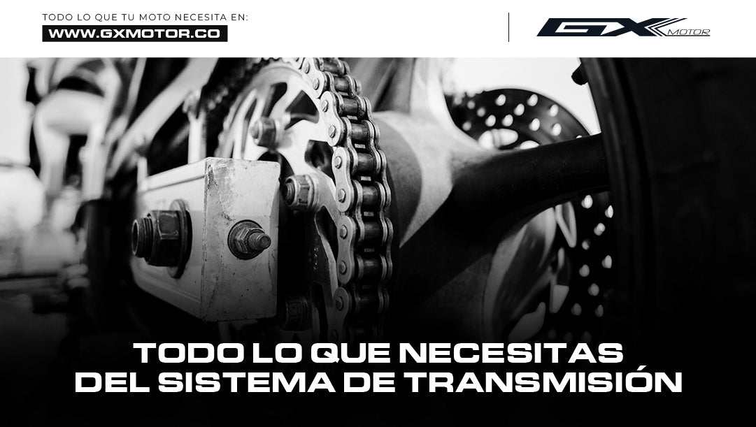 Todo lo que necesitas sobre el sistema de transmisión de tu moto