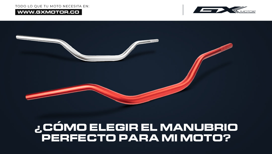 ¿Cómo elegir el manubrio perfecto para mi moto?