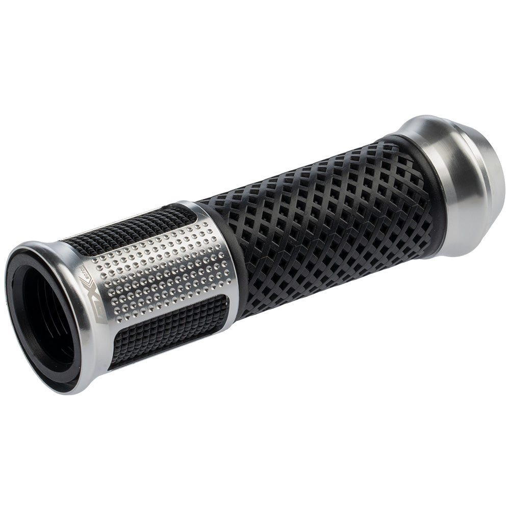 Grips de lujo silver GX Motor