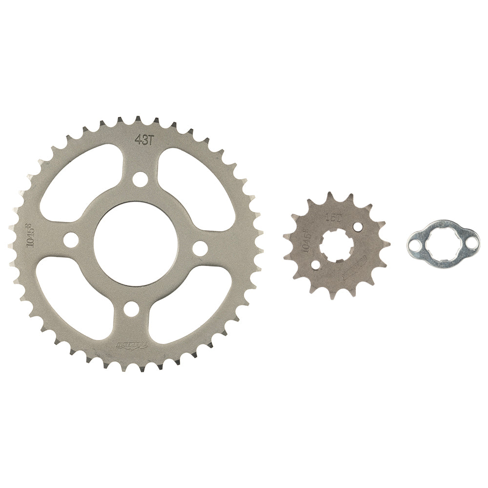 Kit Sprocket-Piñón CBF150/Invicta 43T/15T Everestt