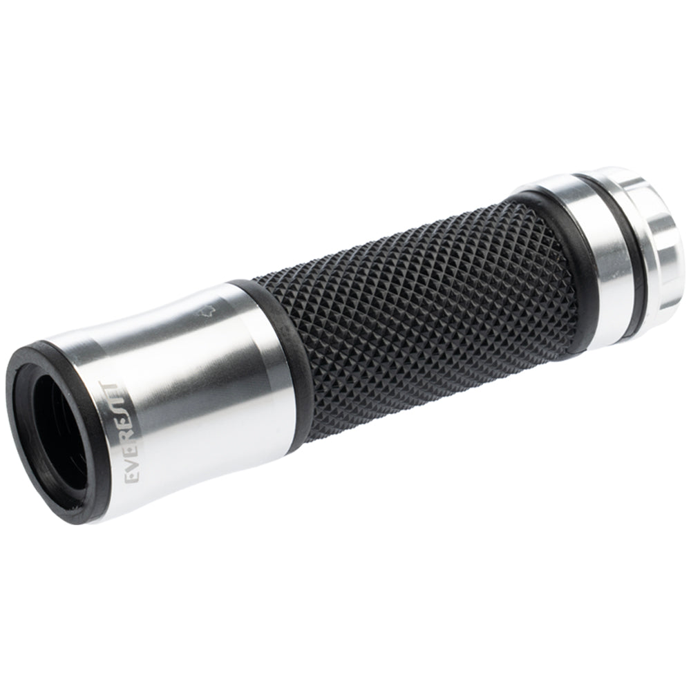 Grips de lujo Silver con carretel 123/15mm Everestt