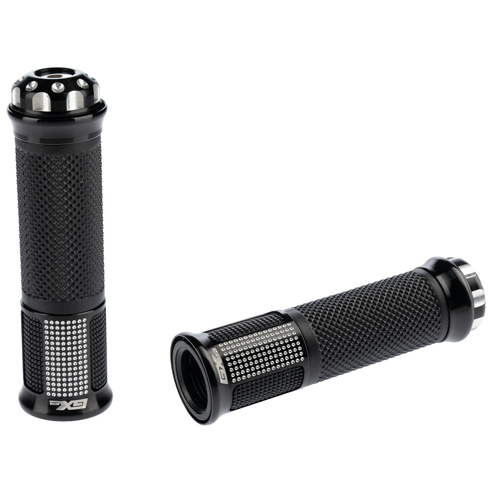 Grips de lujo negro para moto GX Motor