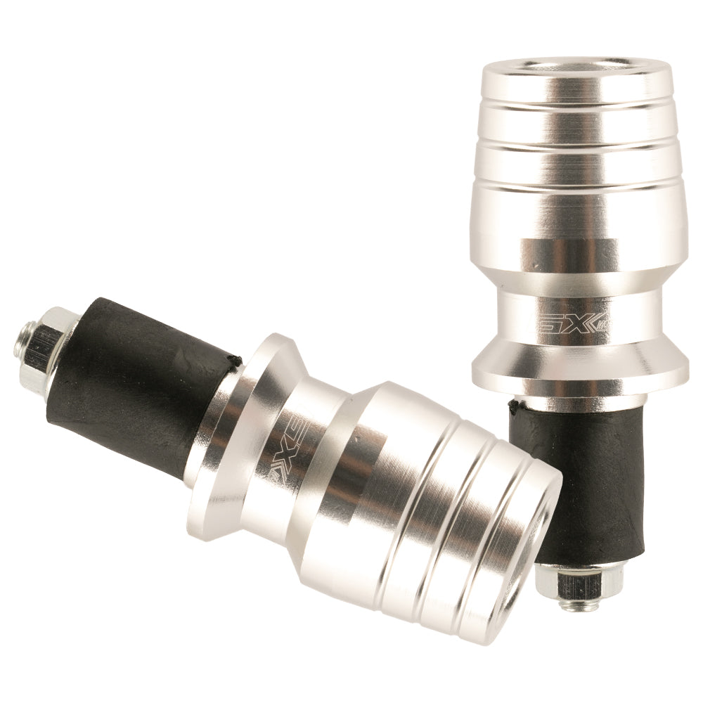 Topes manubrio en aluminio natural GX Motor