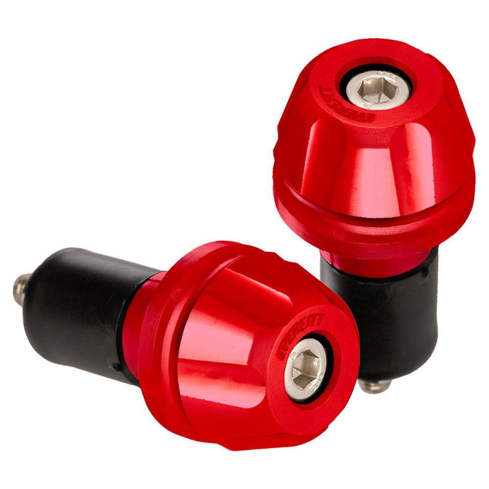 Topes para Manubrio en Aluminio Rojo Everestt