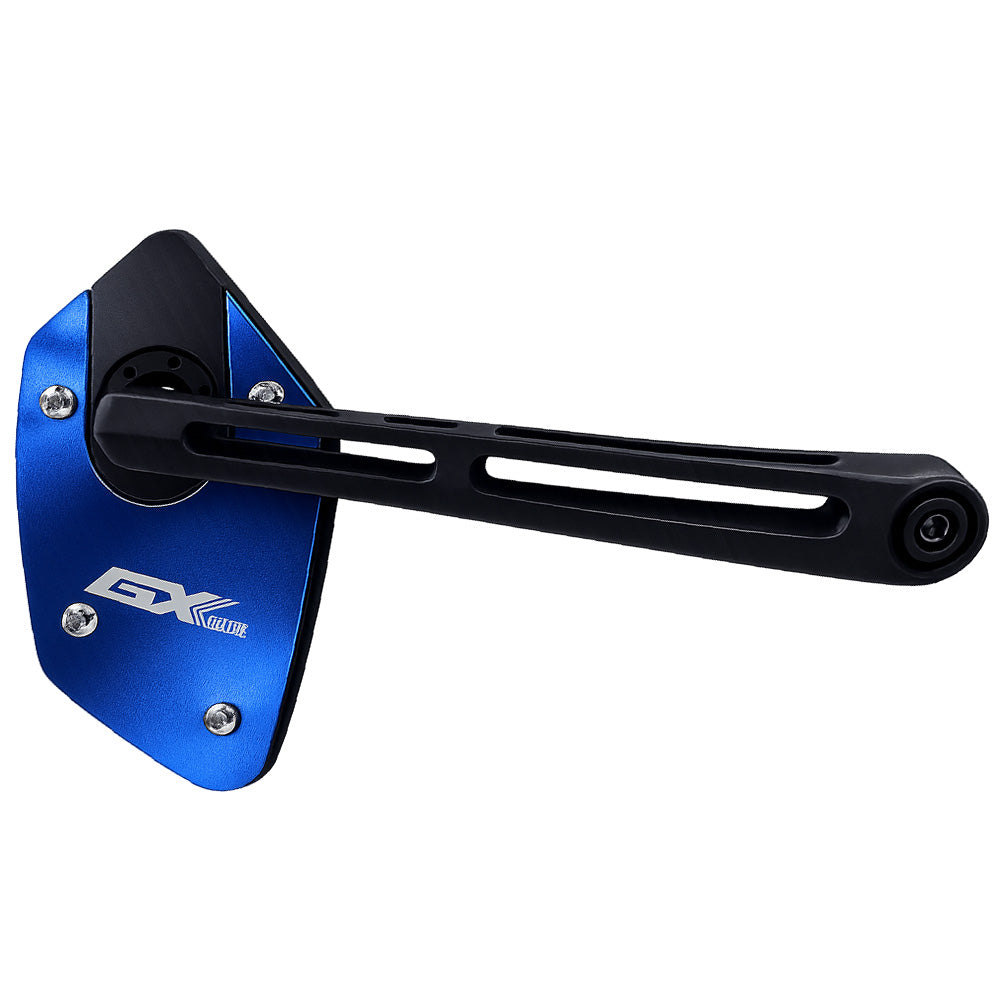 Espejo Retrovisor en Aluminio Azul GX Motor