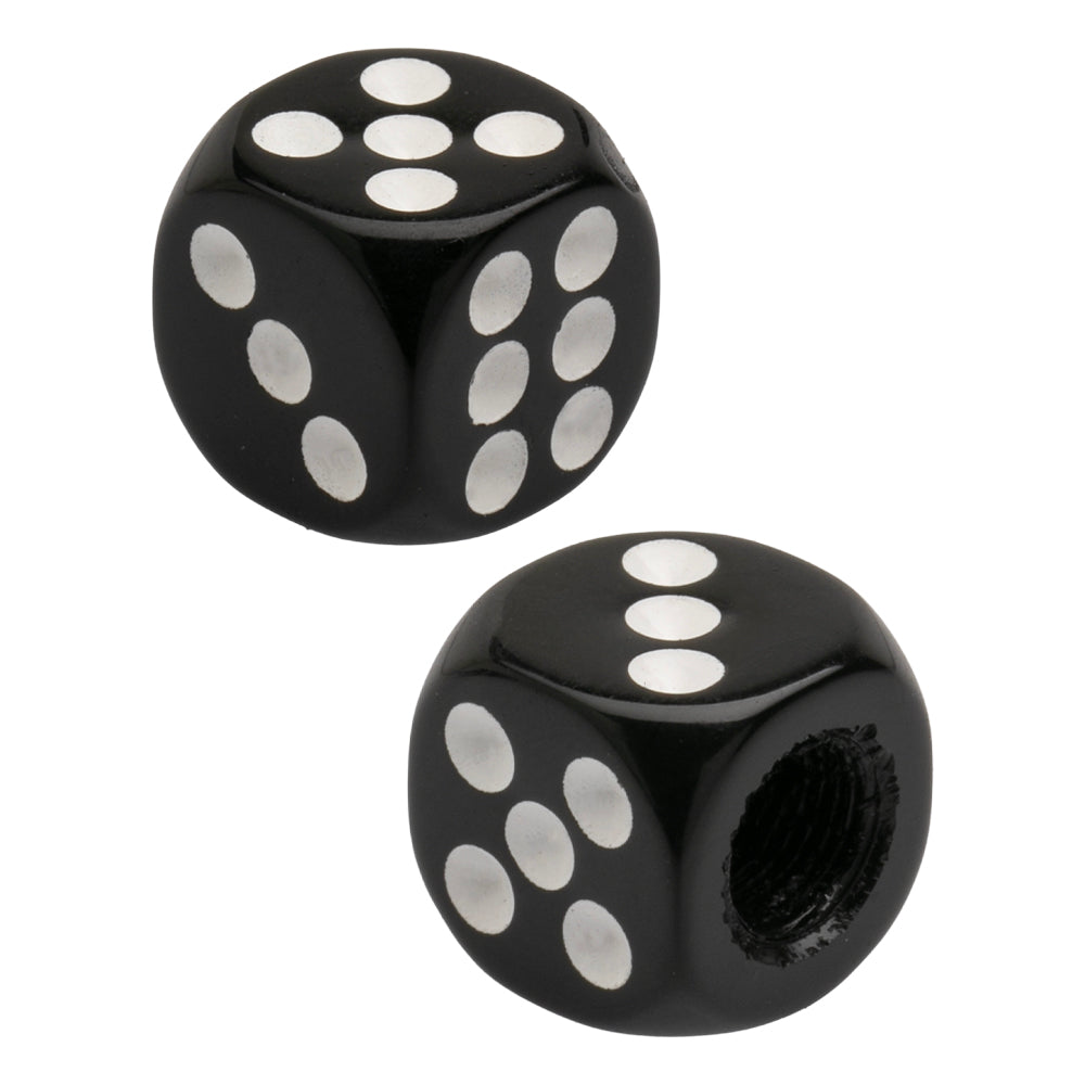 Tapa para Válvula Americana negra tipo dados GX Motor