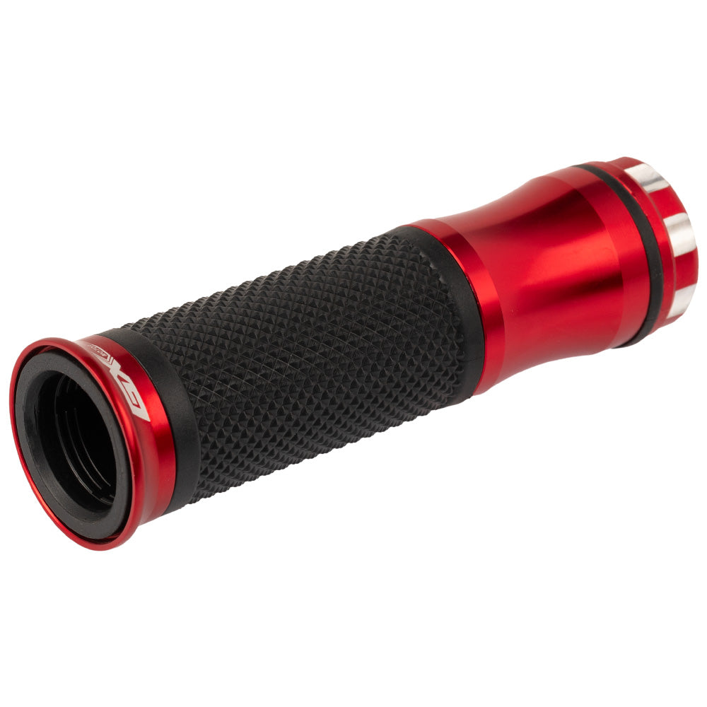 Grips de lujo rojo para moto GX Motor