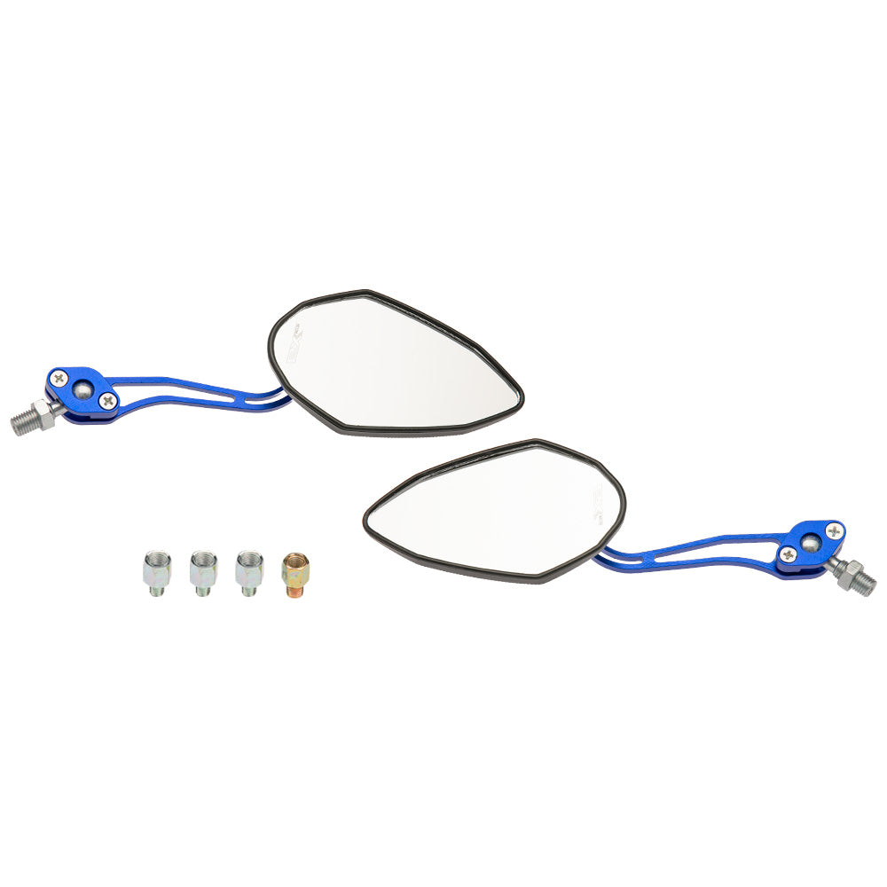 Espejo Azul GX0544 de Lujo con Acople GX Motor