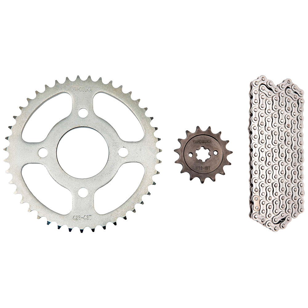 Kit de arrastre Pulsar 135-NS 125 428H/43T/15T/132L Yahosuka