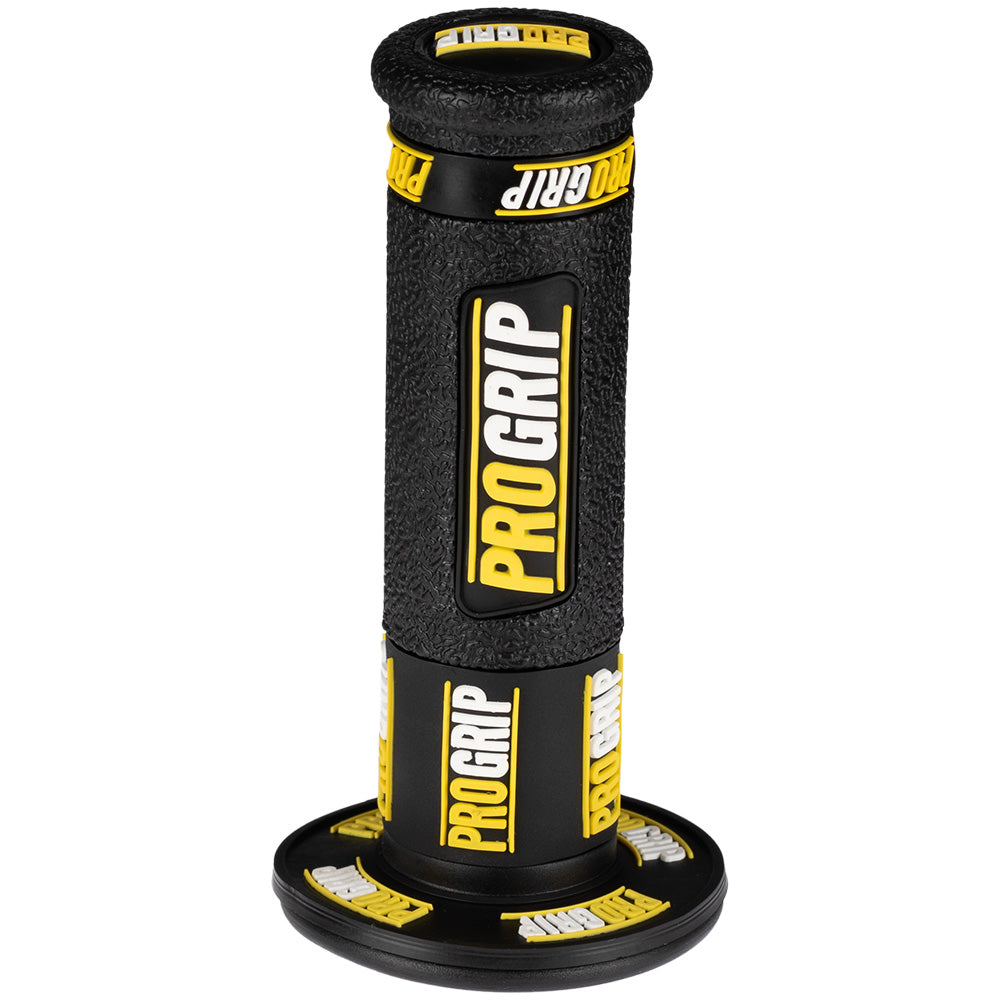 Mangos de Lujo Negro/Amarillo Progrip