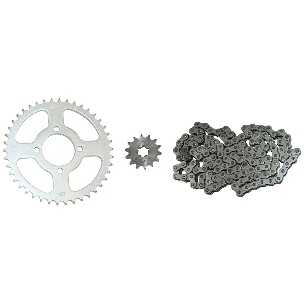 Kit de arrastre Pulsar 180/Discover 135 428HX132/43T/14T GX Motor