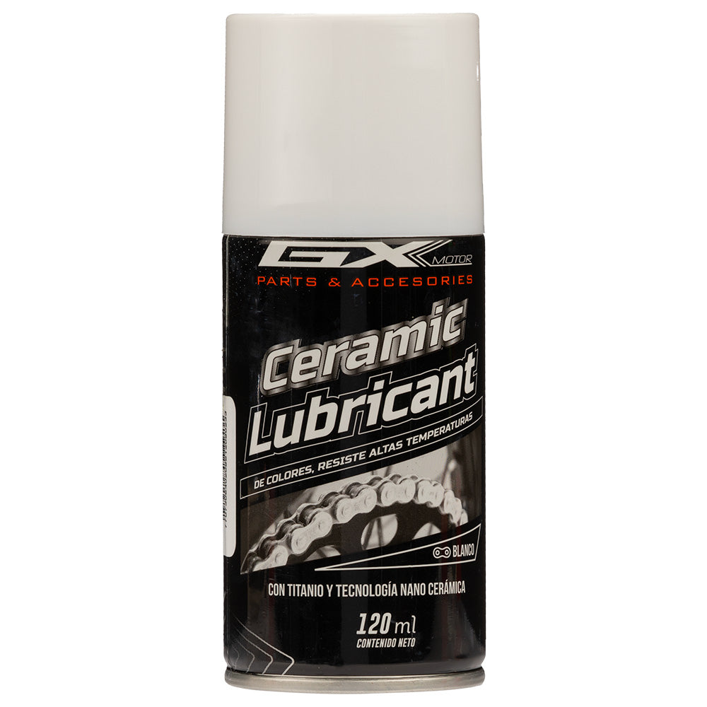 Lubricante De Cadena Blanco En Aerosol 120ML GX Motor