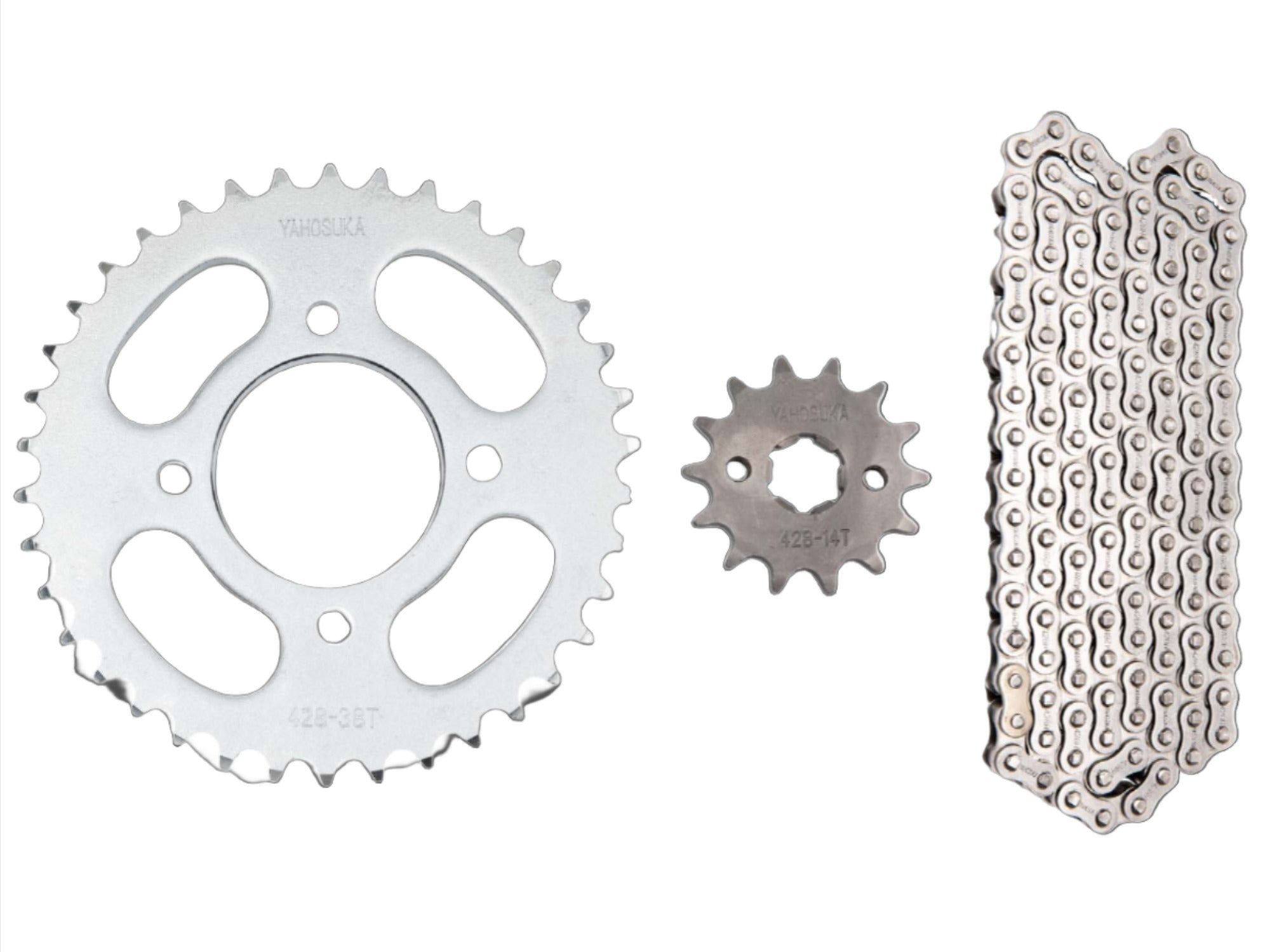 Kit de sprocket para AKT EVO 428H/38T/14T/124 Yahosuka