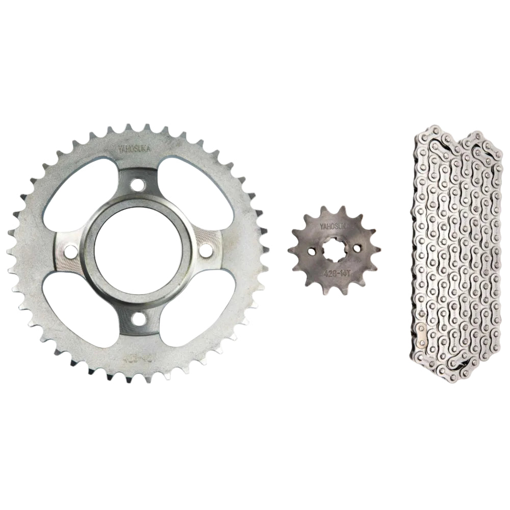 Kit de arrastre ECO 100 428H/42T/14T/120L Yahosuka