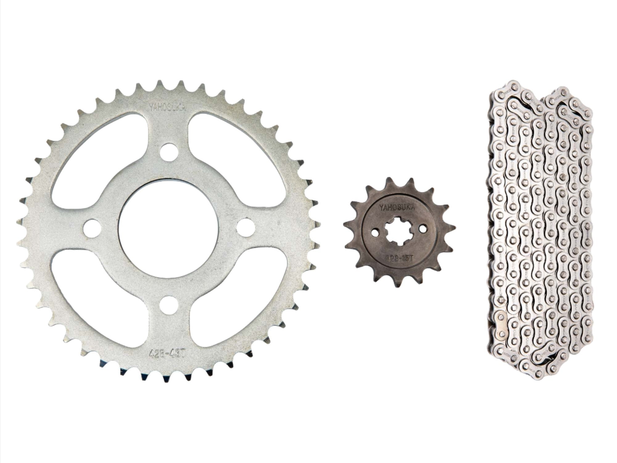 Kit de sprocket para PULSAR 135 428H/43T/15T/132L Yahosuka