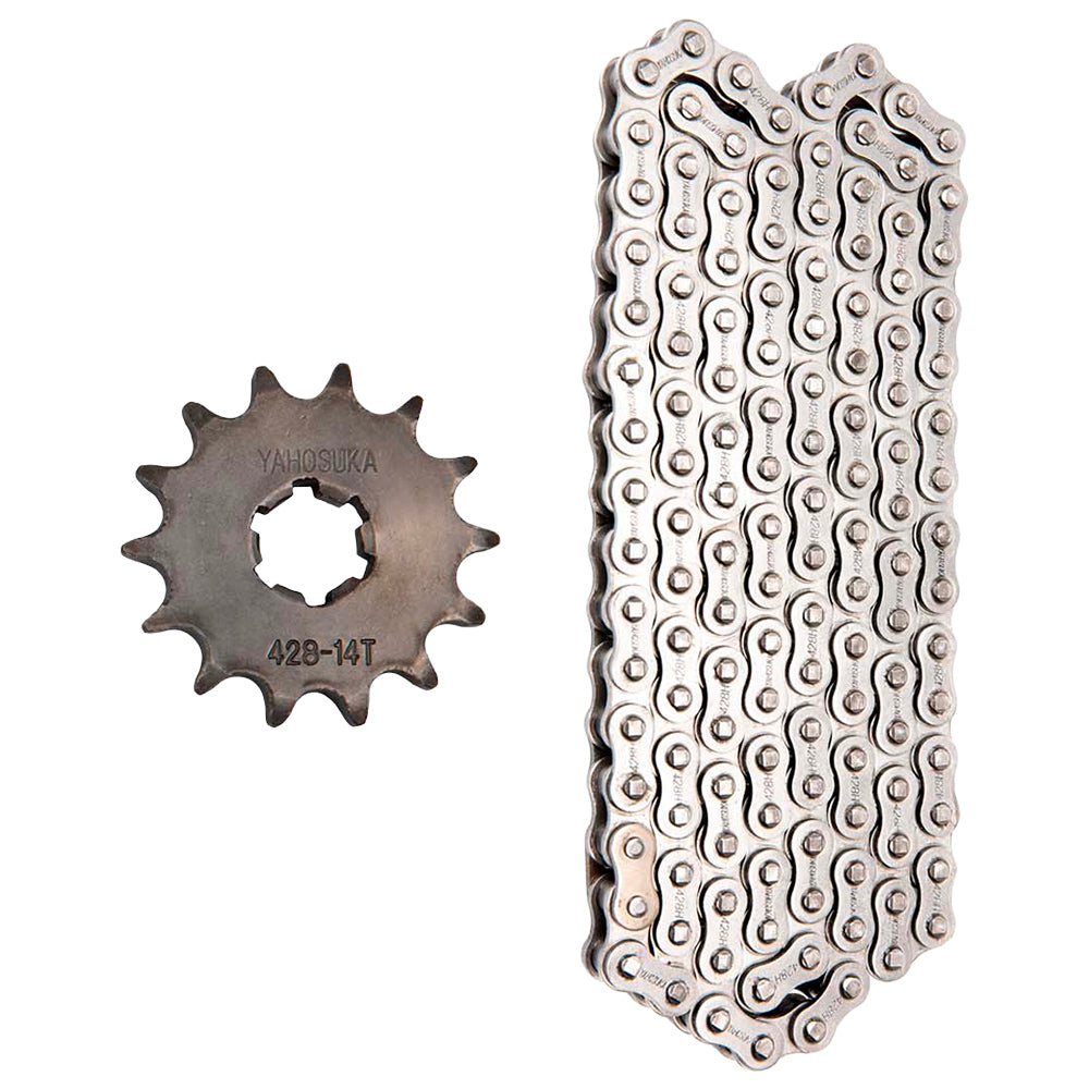 Kit de arrastre AX 100 428H/42T/14T/120L Yahosuka