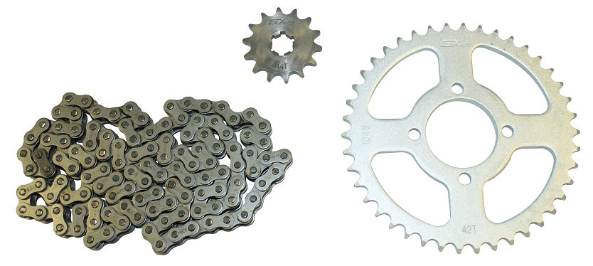 Kit de sprocket para PULSAR 180 428HX132/43T/14T 1045 GX Motor