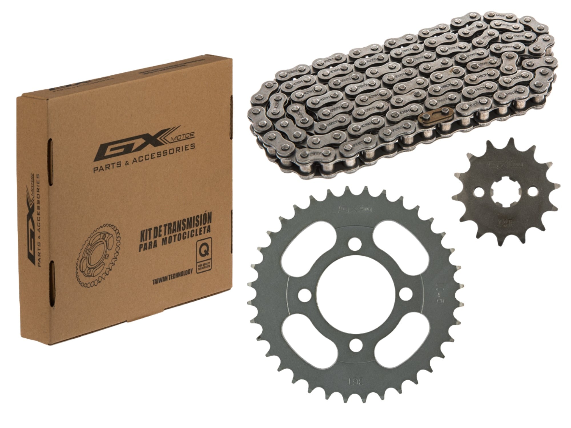 Kit de sprocket para AKT 110 428H*120/36T/14T/ GX Motor