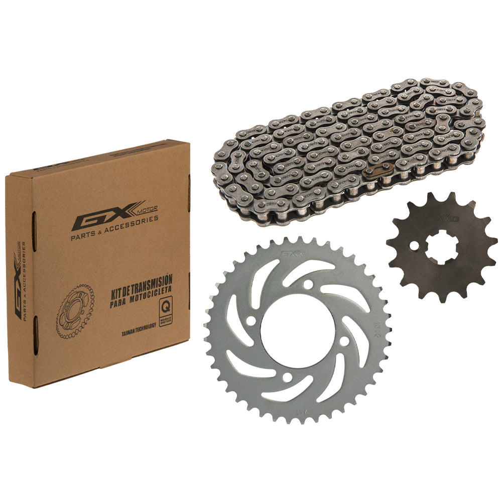 Kit de arrastre Crypton 115 420H*110/41T/15T GX Motor