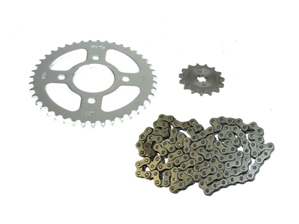 Kit de Sprocket para PULSAR 135 428H*132/43T/15T/ GX Motor