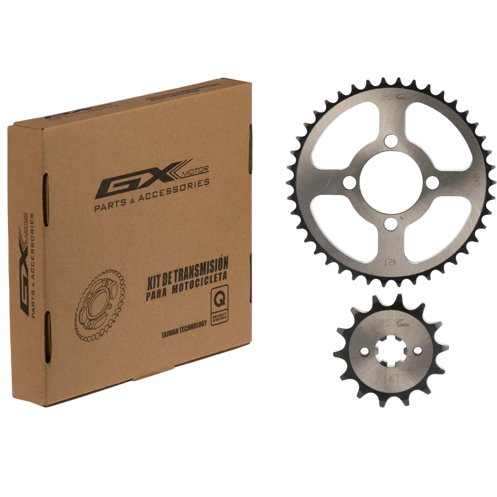 Kit Sprocket-Piñón 42T/14T Boxer CT 100/Platino 100 GX Motor
