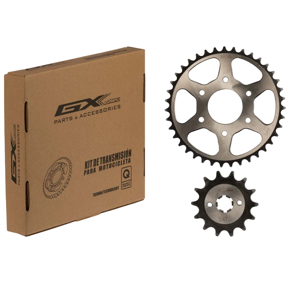 Kit Sprocket-Piñon negro 39T/14T Pulsar NS 200 GX Motor